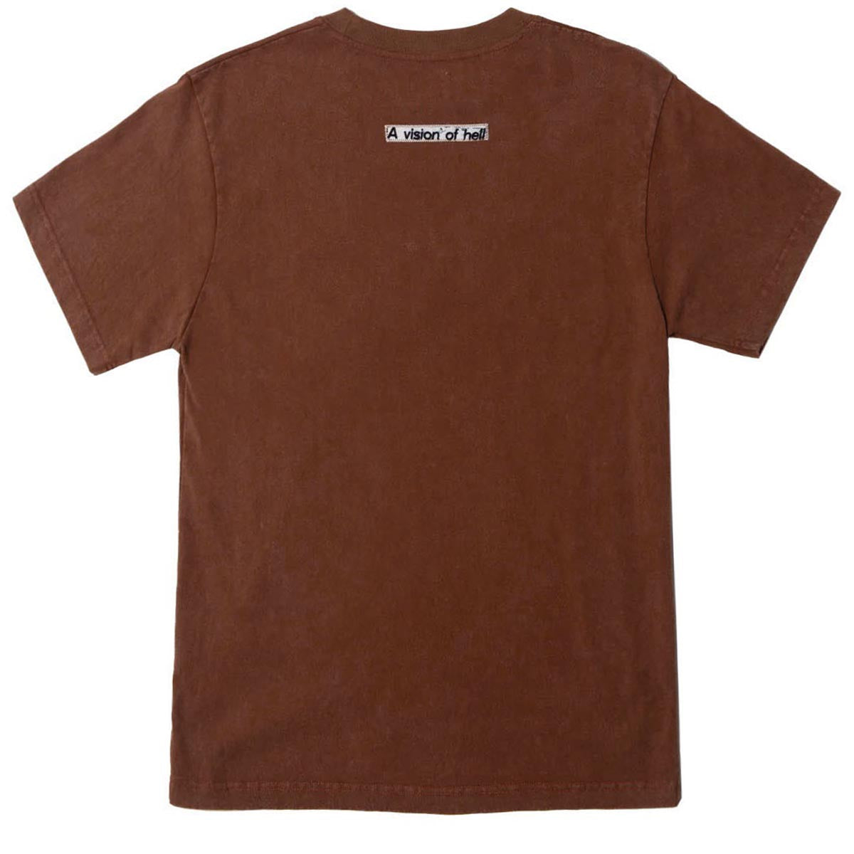 Hoddle Vision Logo T-Shirt - Brown image 2