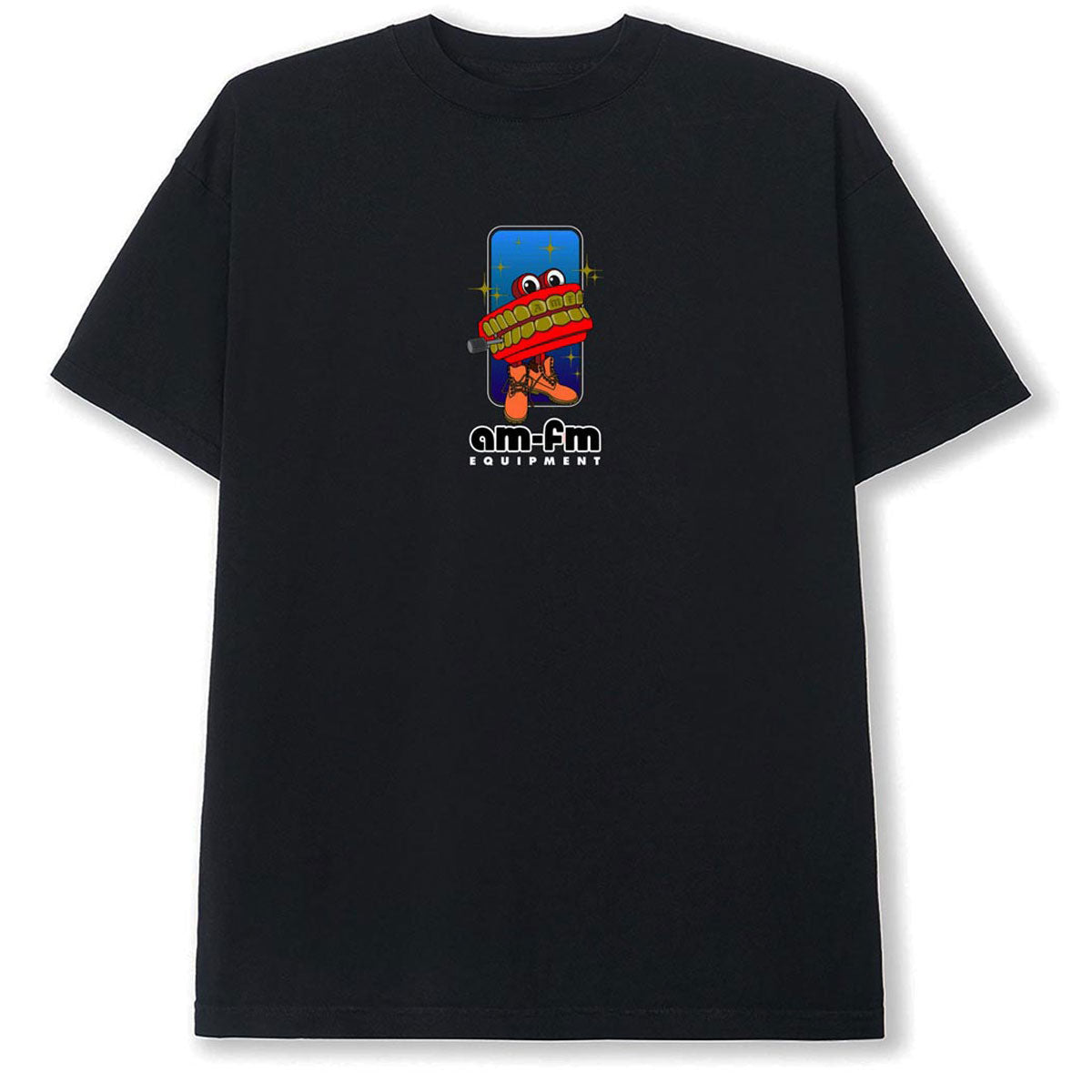 AM-FM Real Talk T-Shirt - Black image 1