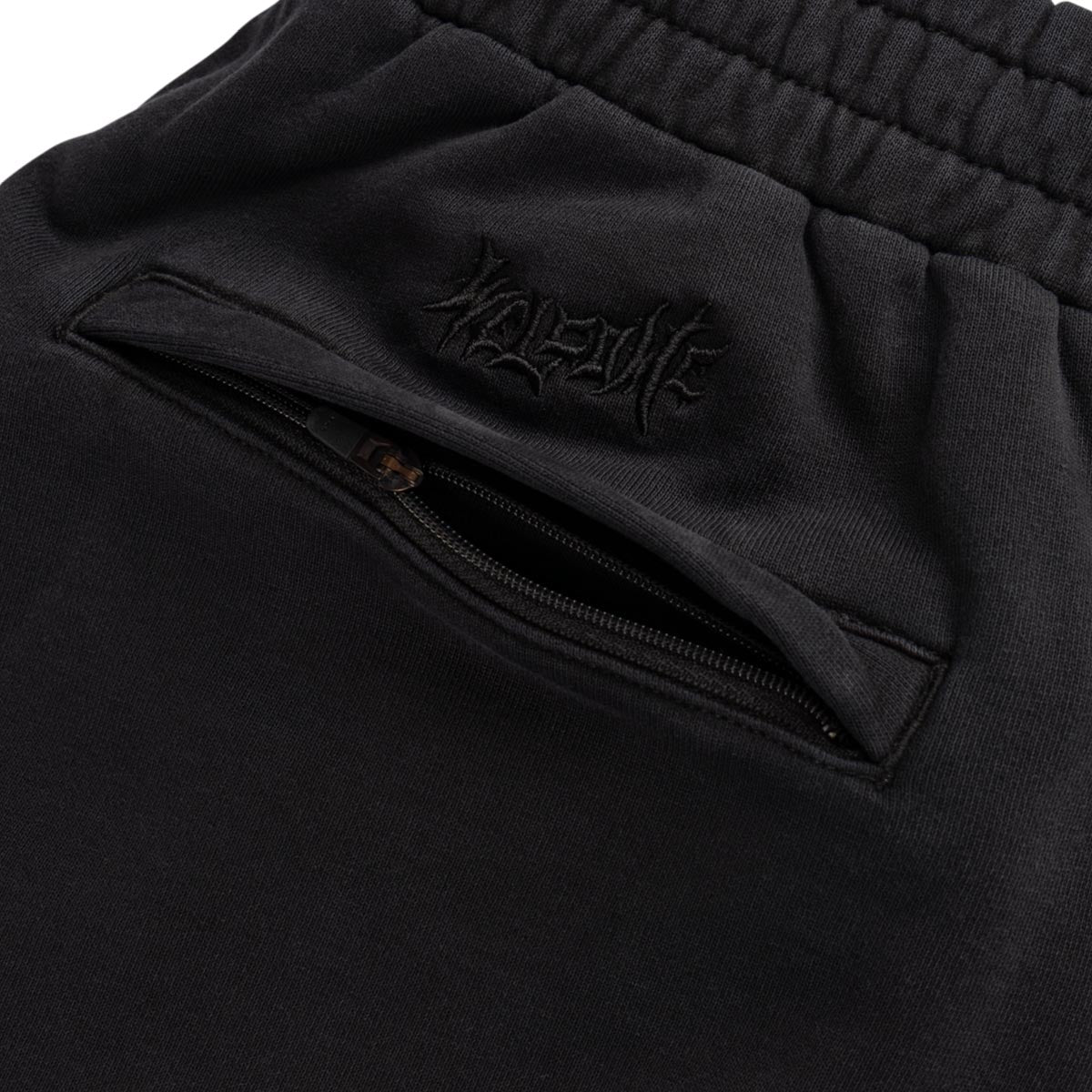 Welcome Caste Pigment Dyed Sweat Pants - Black image 5