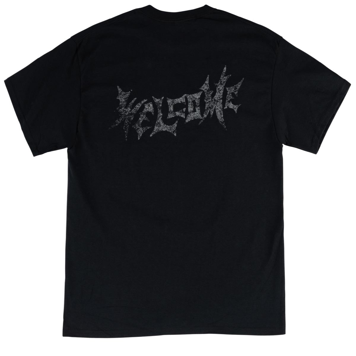 Welcome Distress Vamp T-Shirt - Black image 1