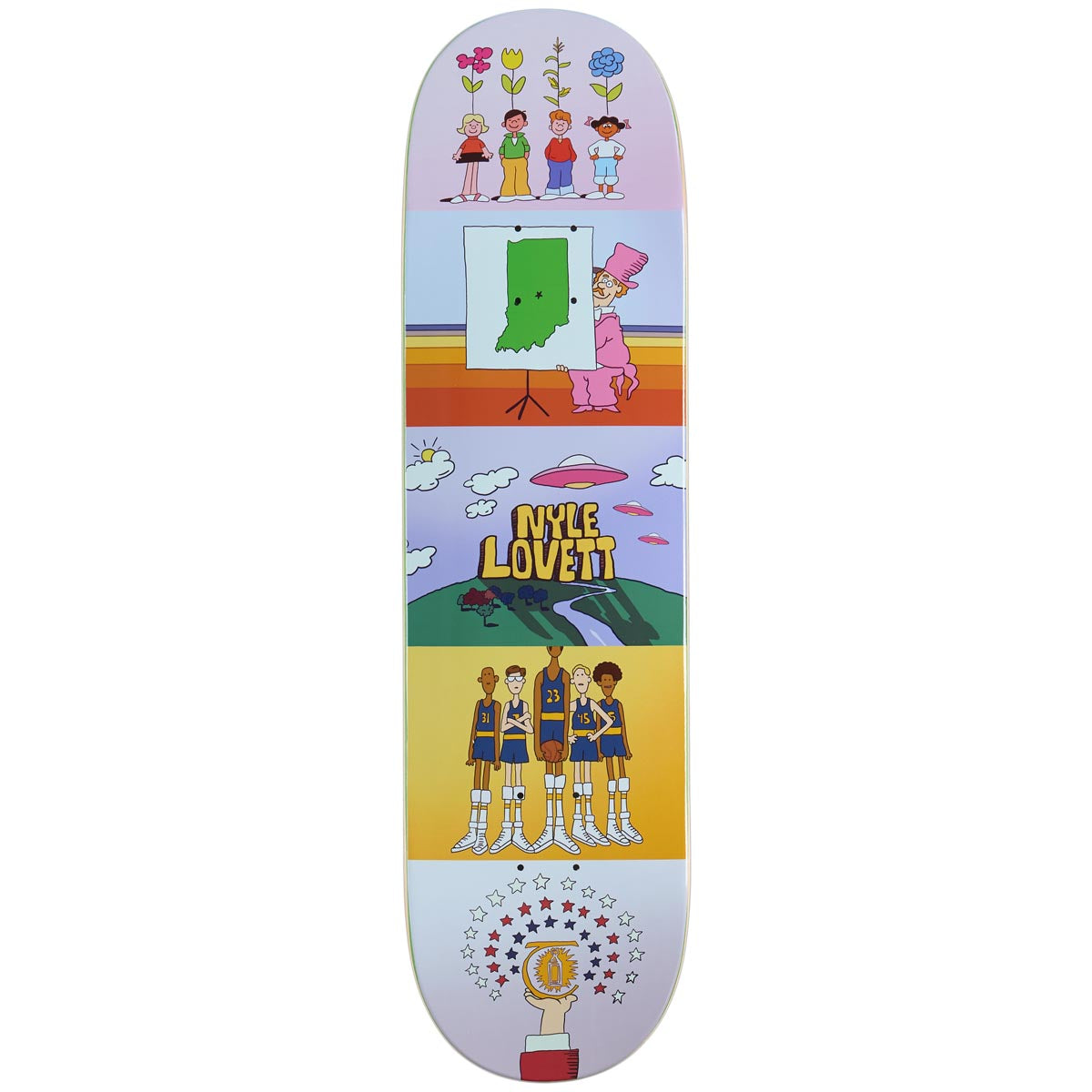 Theories Nyle House Rock Skateboard Deck - 8.38” image 1