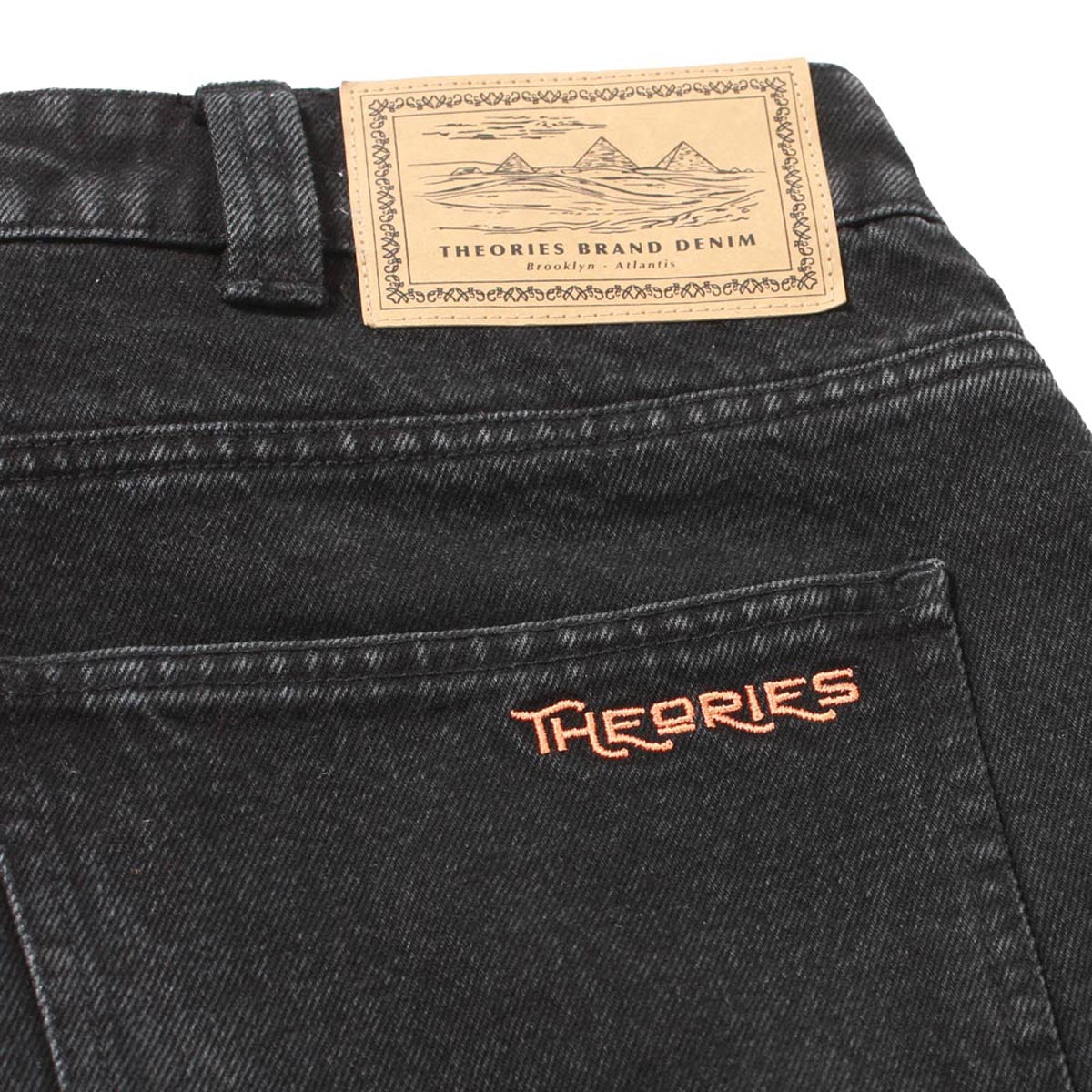 Theories Pavillion Jeans - Washed Black image 4