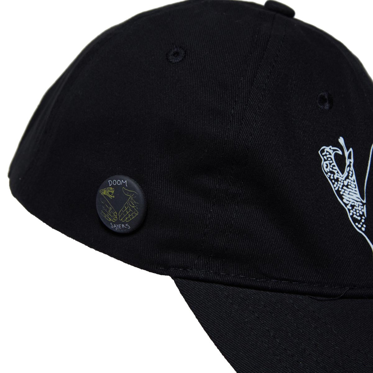 Doom Sayers Up Yours Hat - Black/White image 3