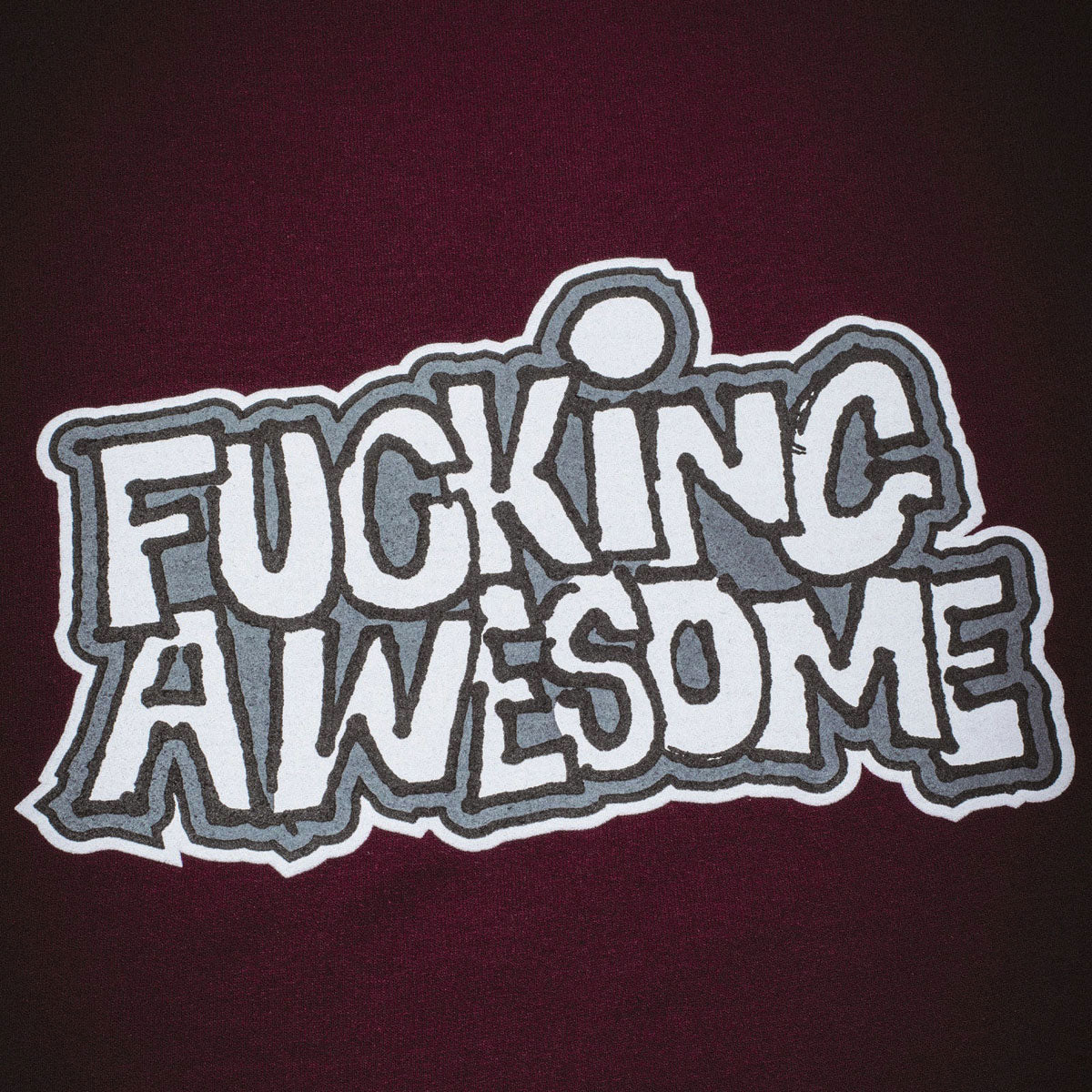 Fucking Awesome PBS Crewneck Sweatshirt - Maroon image 2