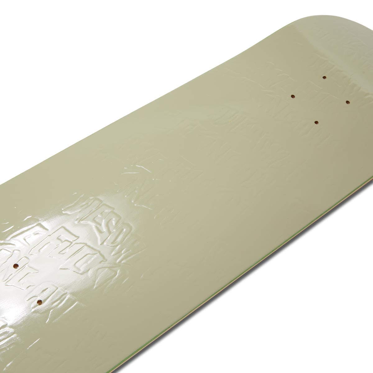 Fucking Awesome Khaki Stamp Embossed Skateboard Complete - 8.00