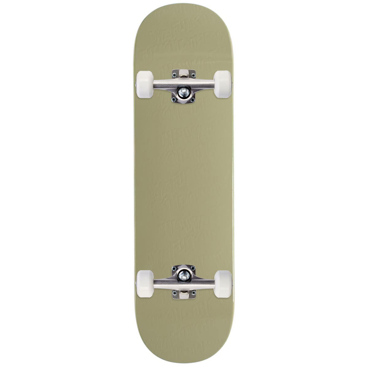 Fucking Awesome Khaki Stamp Embossed Skateboard Complete - 8.38