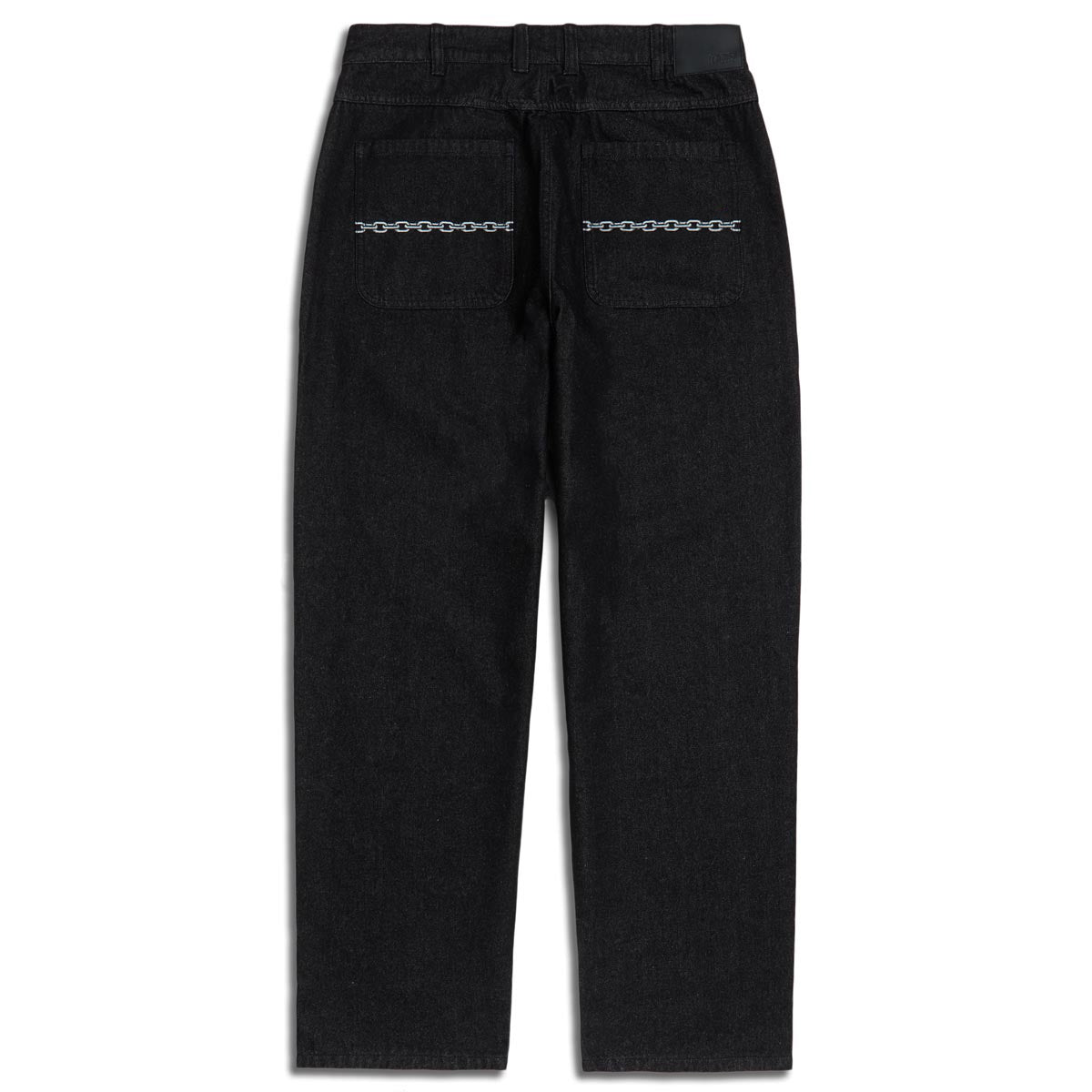 CCS Baggy Taper Denim Jeans - Chain Black image 2