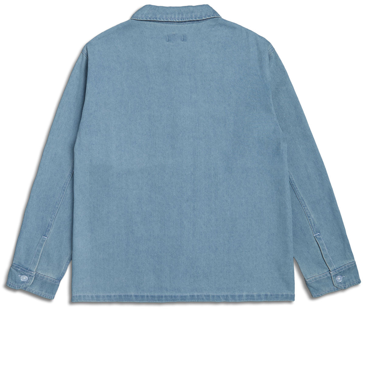 CCS Box Cut Oversized Denim Shirt - Light Blue image 2