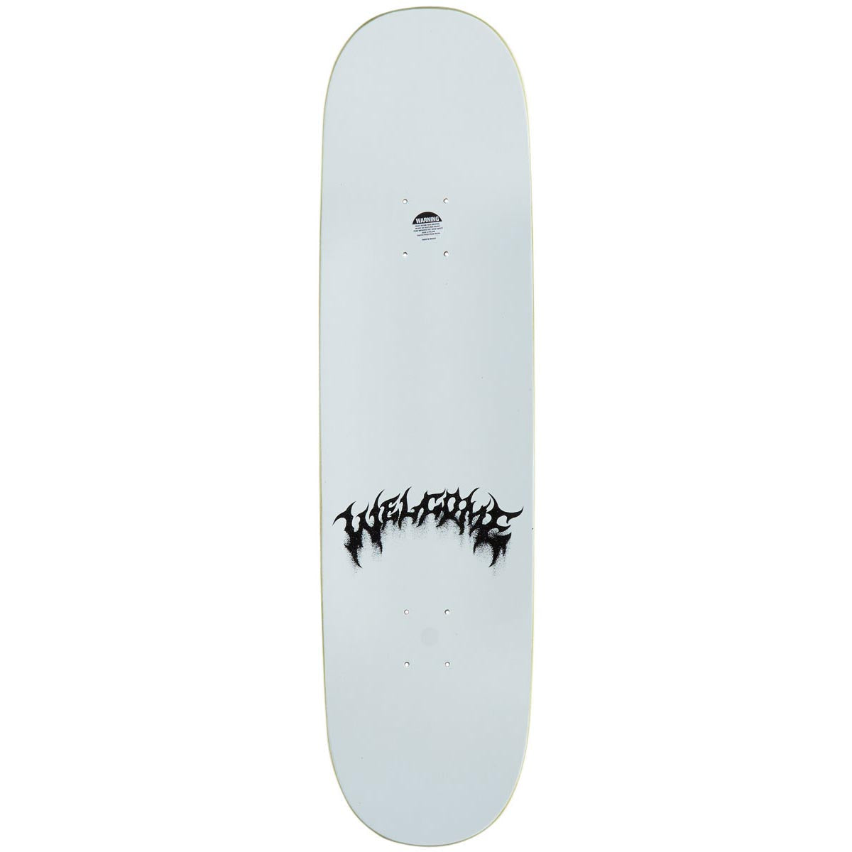 Welcome Contemplation On An Enenra Skateboard Deck - Black - 8.50