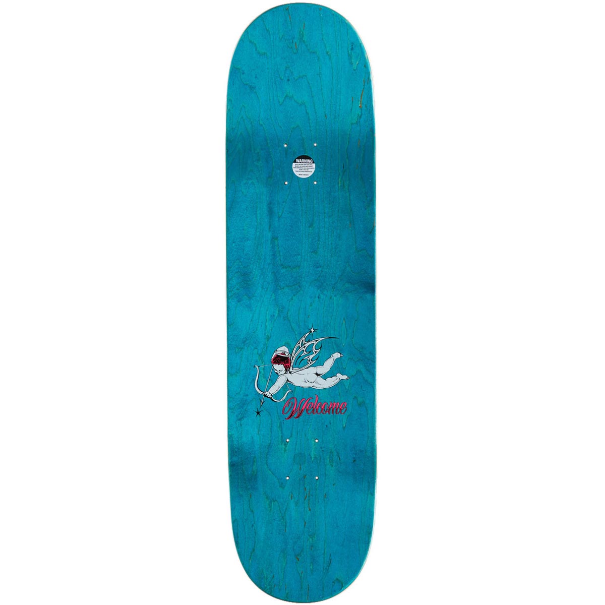 Welcome Cupid On An Island Skateboard Deck - Pink - 8.38