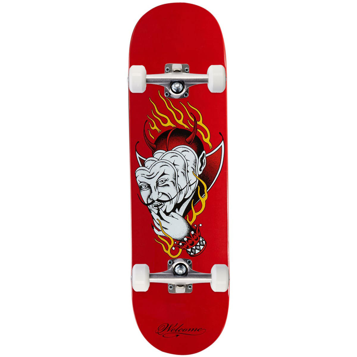 Welcome Diablo On A Popsicle Skateboard Complete - Red Dip - 8.75