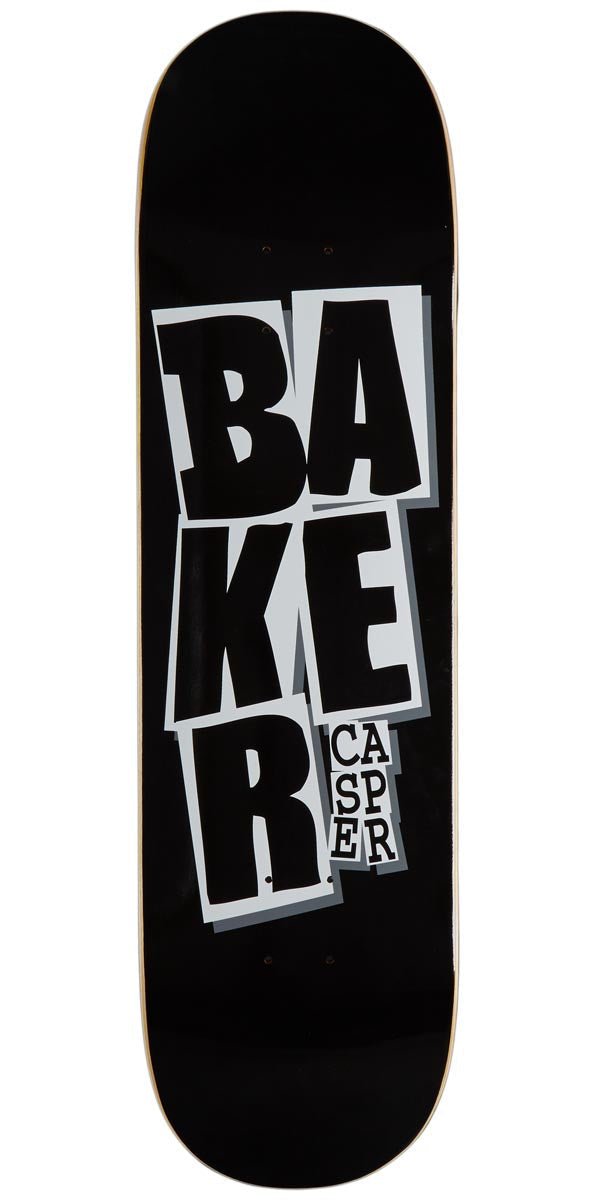 Baker Casper Stacked Name B2 Skateboard Deck - Black - 8.50