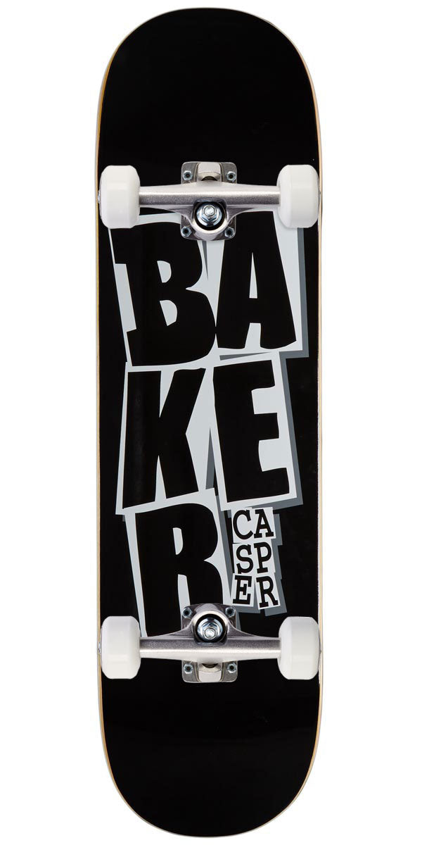 Baker Casper Stacked Name B2 Skateboard Complete - Black - 8.50