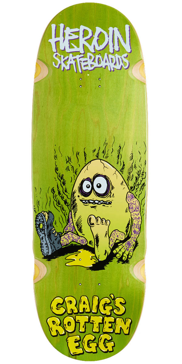 Heroin Craig Questions Craig's Rotten Egg Skateboard Deck - 10.00