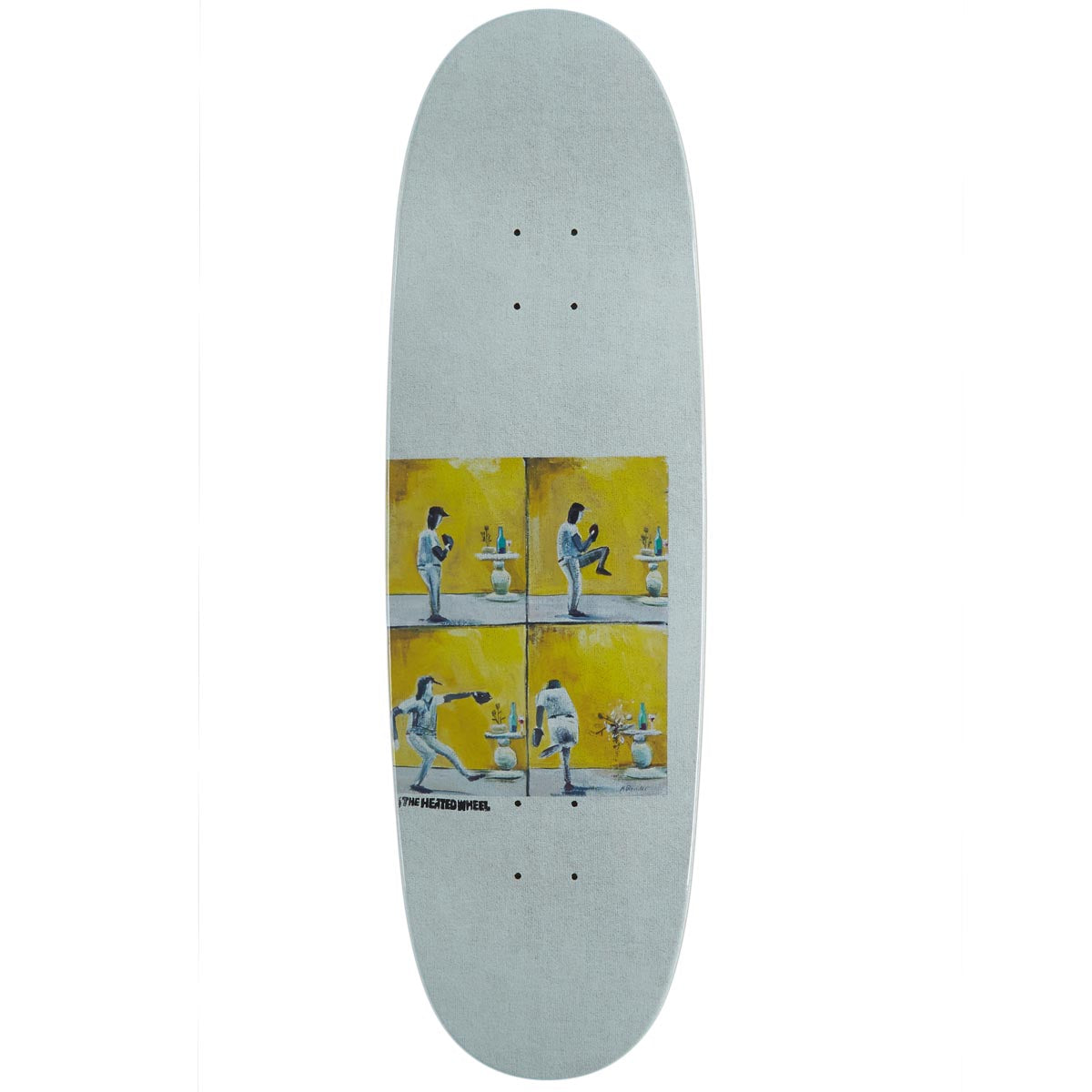 The Heated Wheel Fastball Egg Skateboard Deck - 9.25