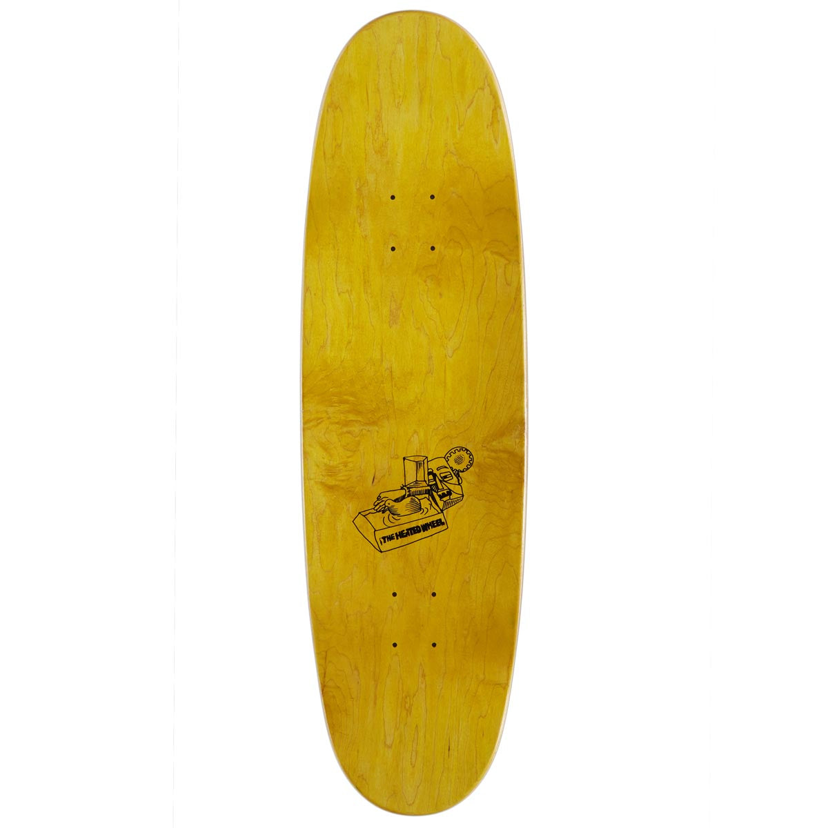 The Heated Wheel Fastball Egg Skateboard Complete - 9.25