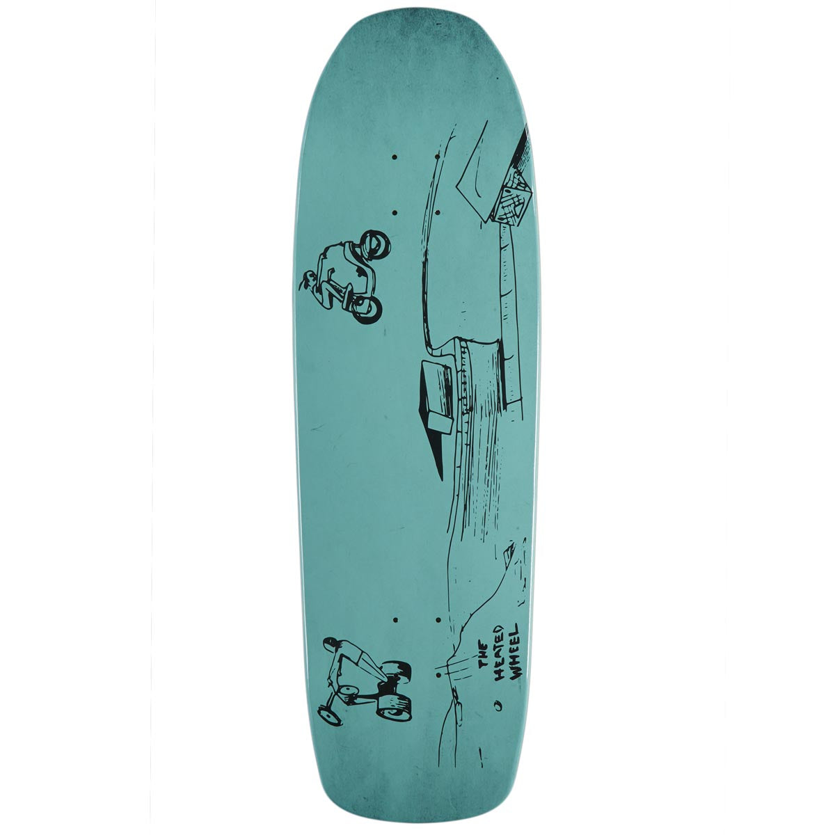 The Heated Wheel Freeriders Skateboard Deck - 9.50