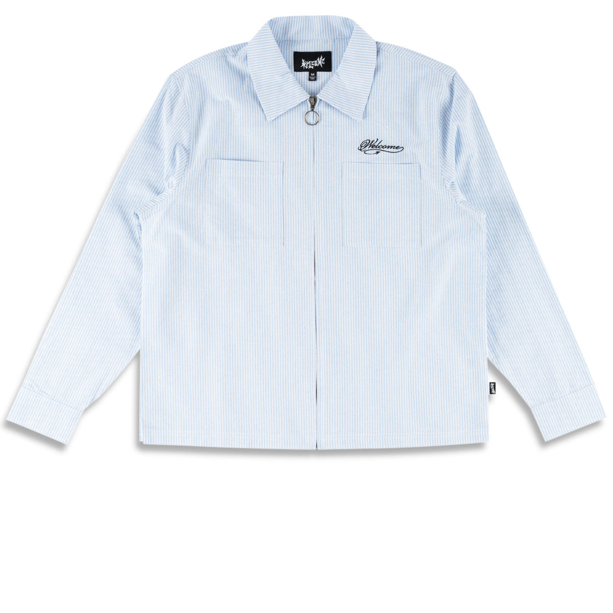 Welcome Dimension Long Sleeve Oxford Shirt - Mist image 1