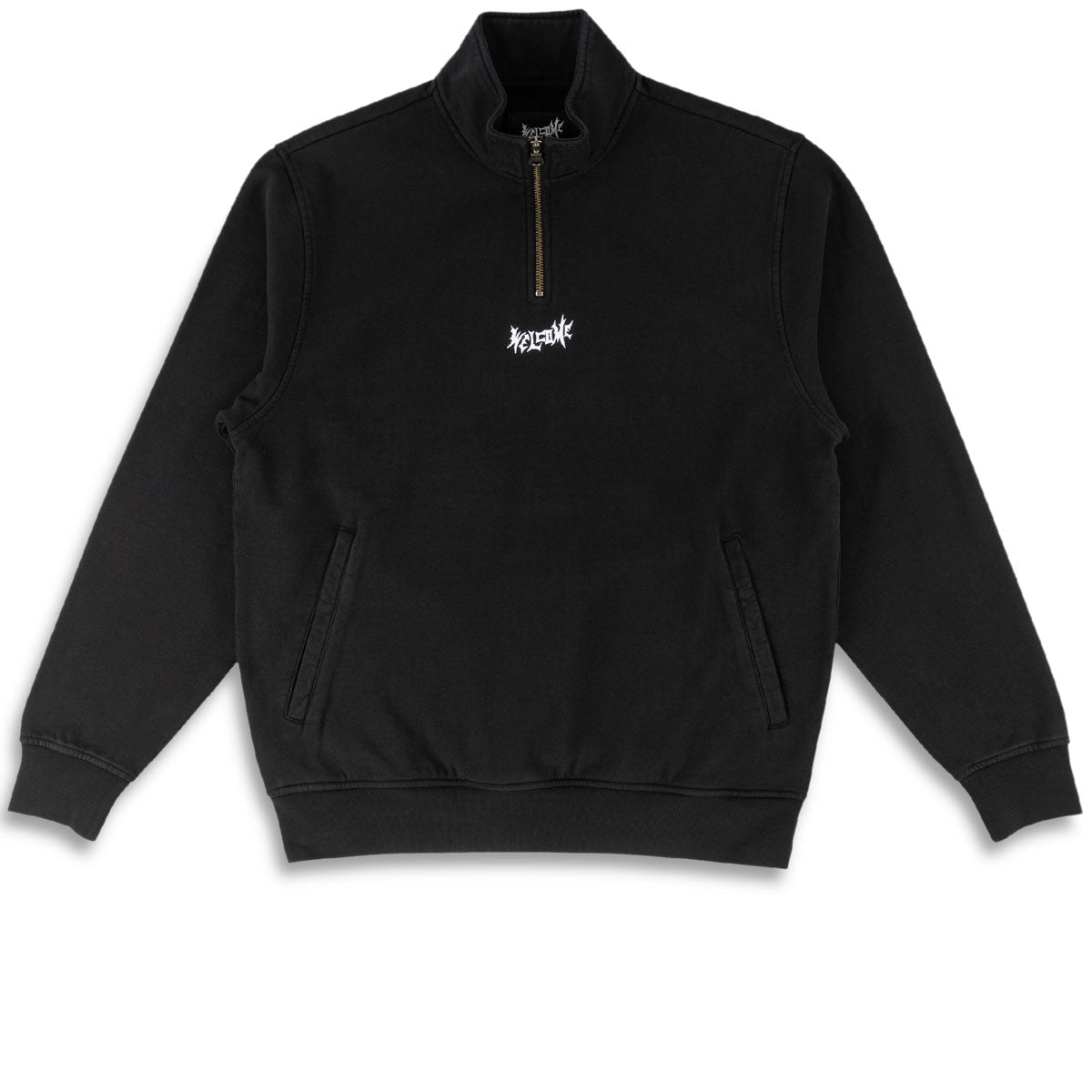 Welcome Vamp Core Quarter Zip Sweatshirt - Black image 1