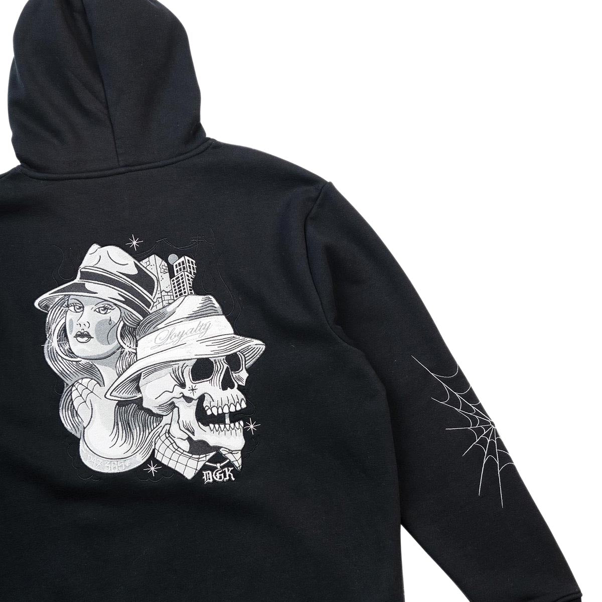 DGK Soreno Fleece Hoodie - Black image 3