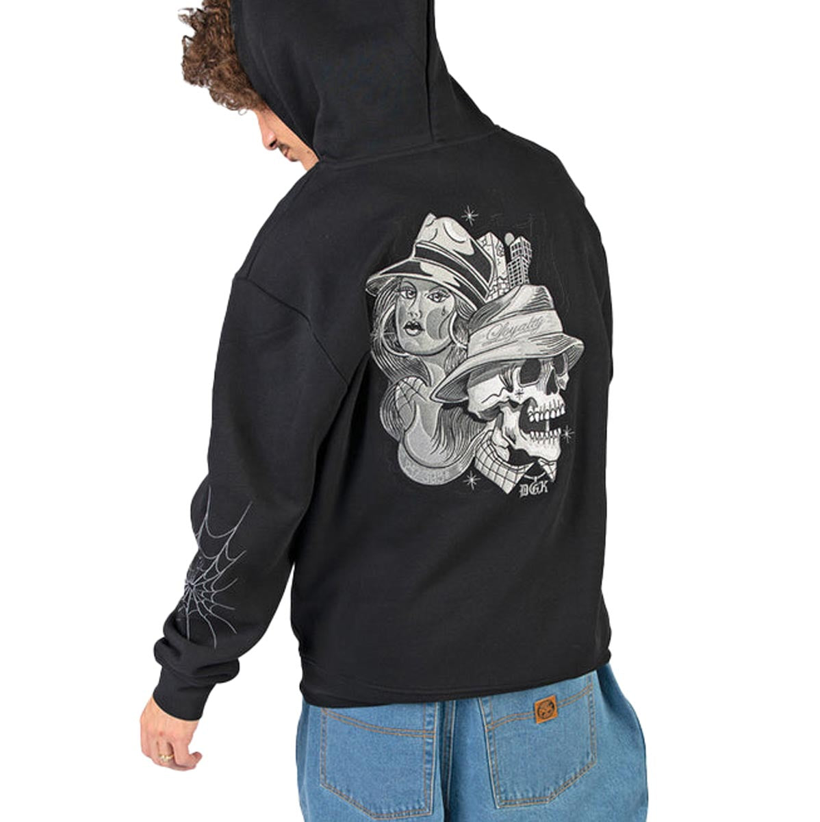 DGK Soreno Fleece Hoodie - Black image 4