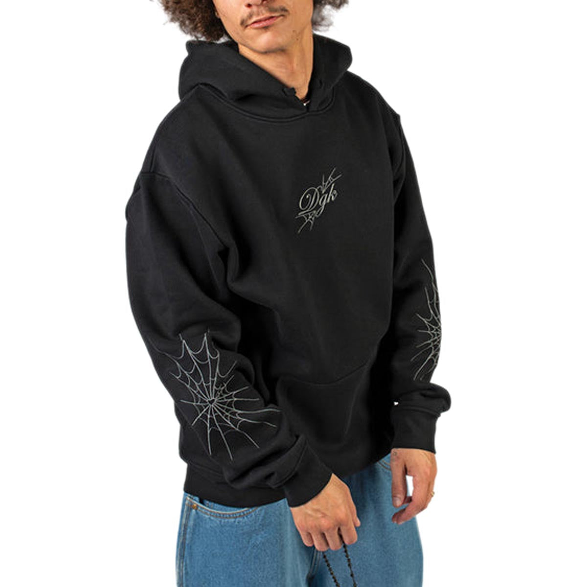 DGK Soreno Fleece Hoodie - Black image 5