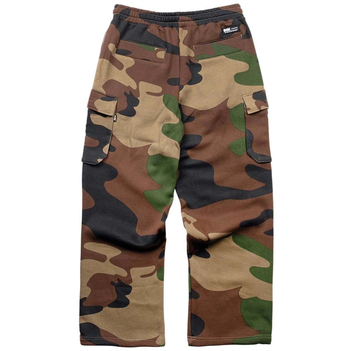 DGK OGs Fleece Cargo Pants - Woodland Camo image 2