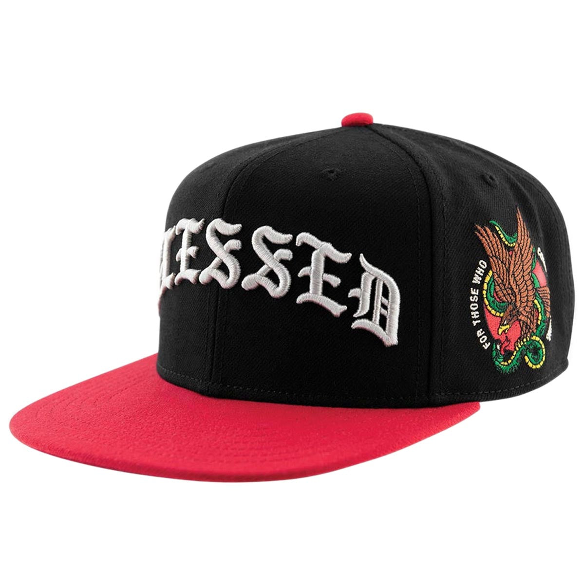 DGK Guerrero Snapback Hat - Black/Red image 1