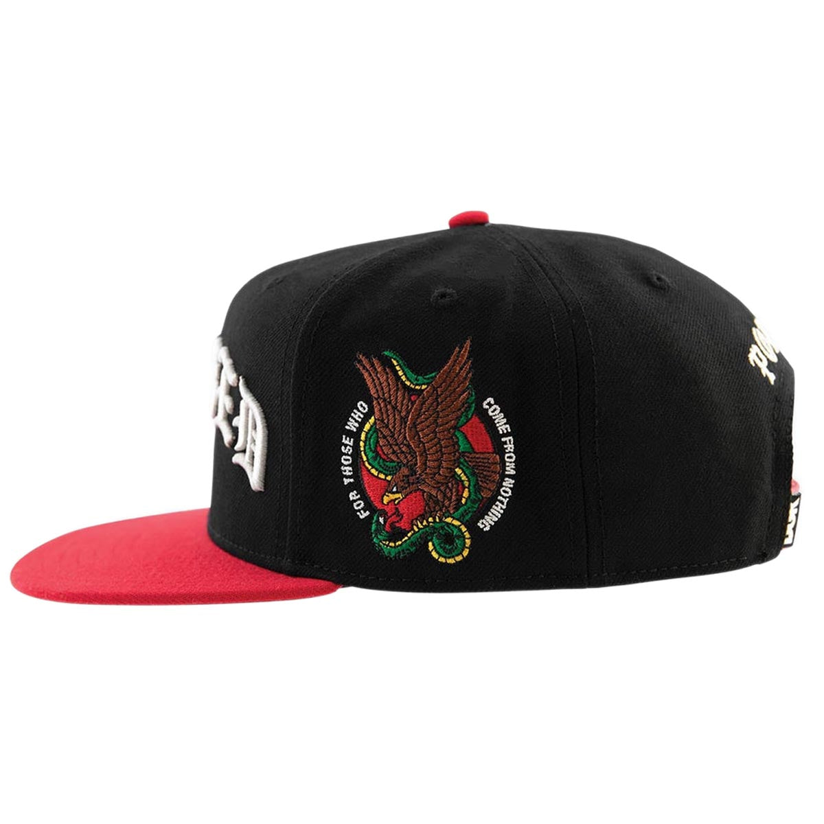 DGK Guerrero Snapback Hat - Black/Red image 3