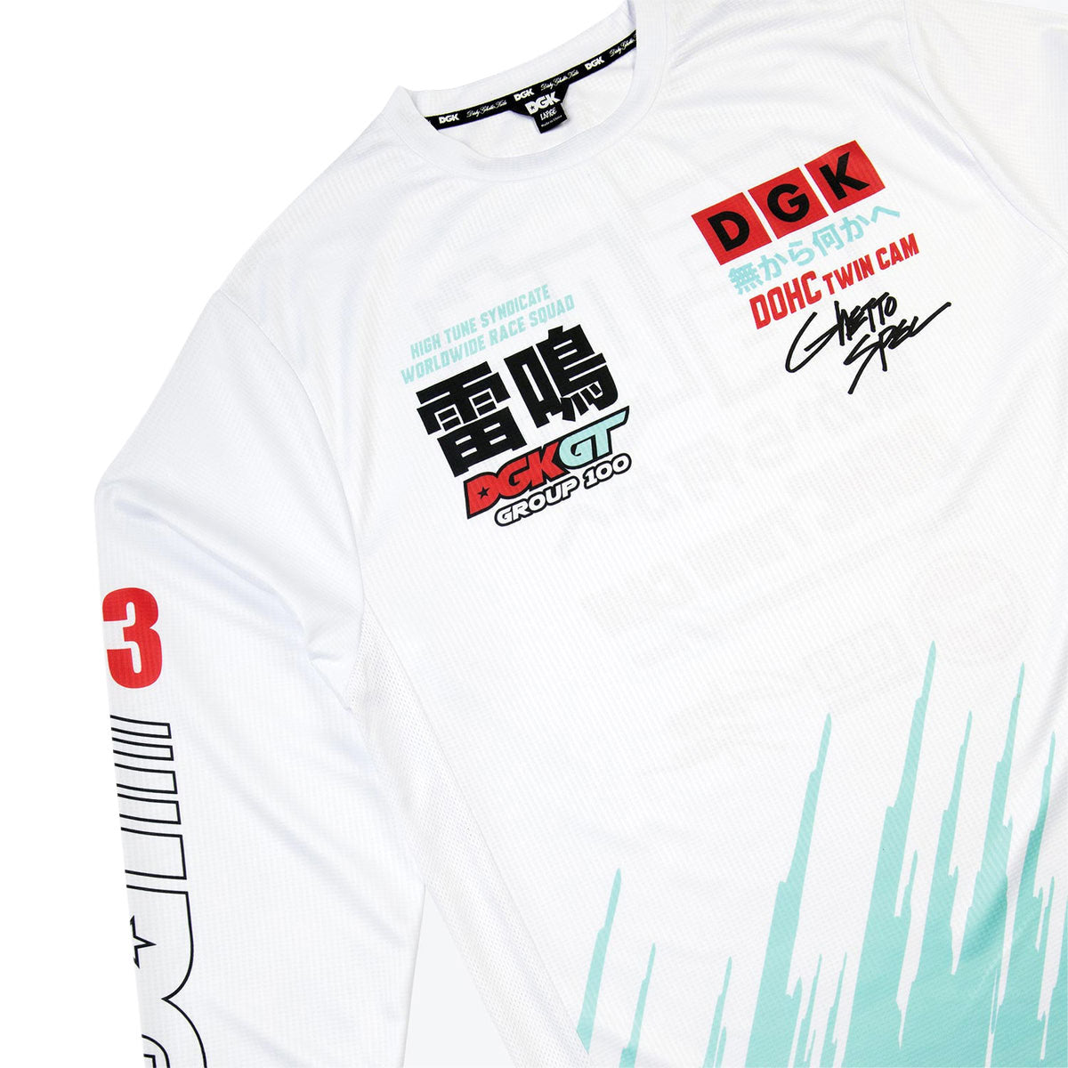 DGK Turbine Racing Jersey - White image 4