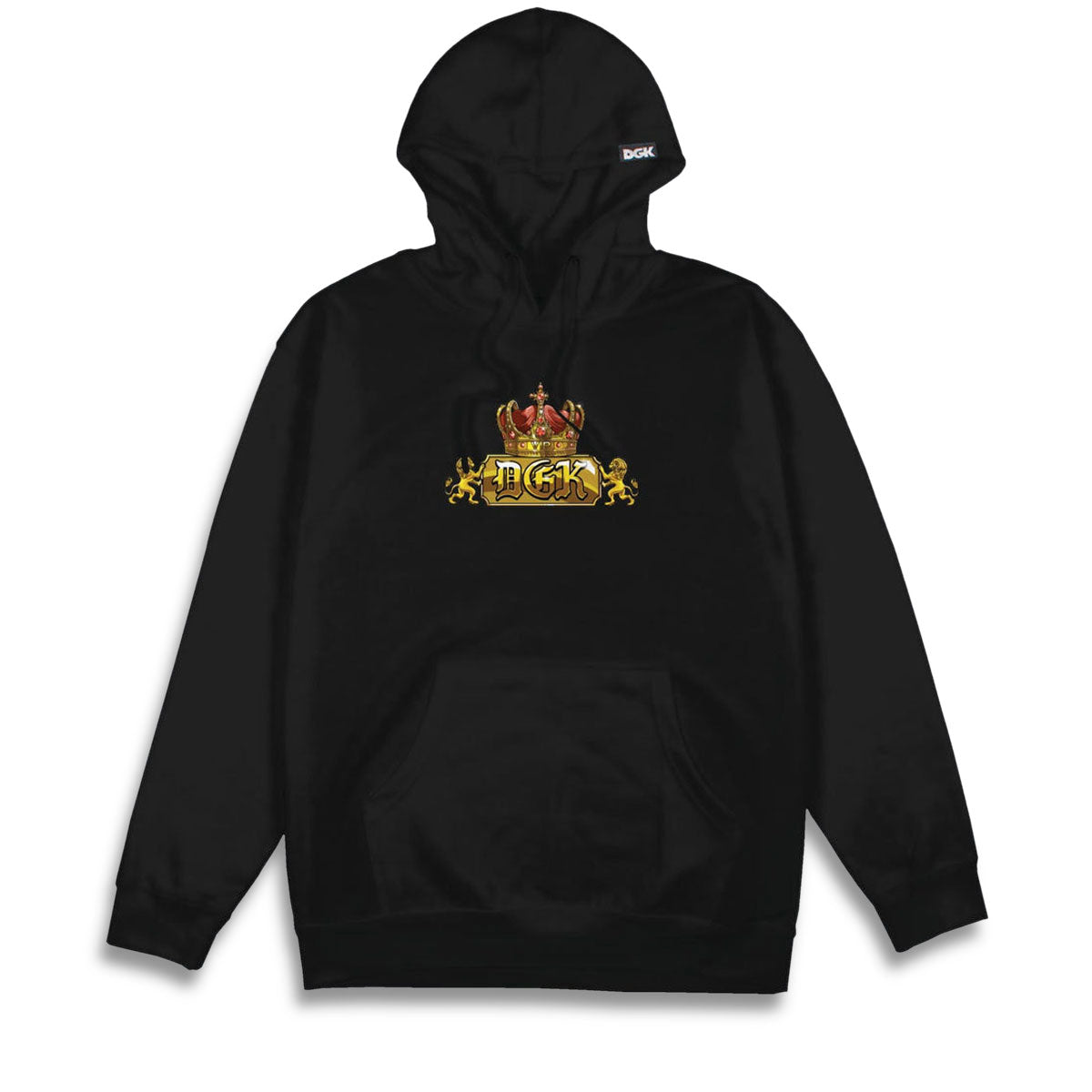 DGK V.I.P Fleece Hoodie - Black image 1