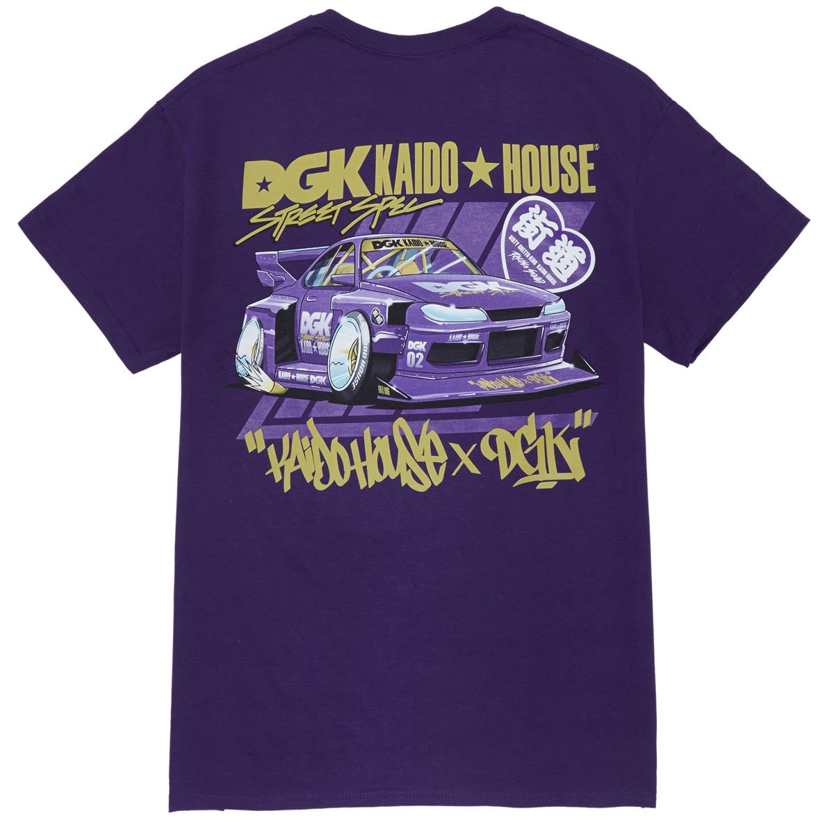 DGK x Kaido House Roulette Racer T-Shirt - Purple image 2