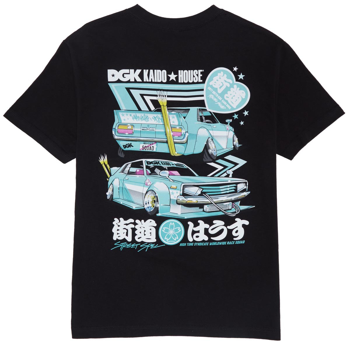 DGK x Kaido House Zokusha T-Shirt - Black image 2