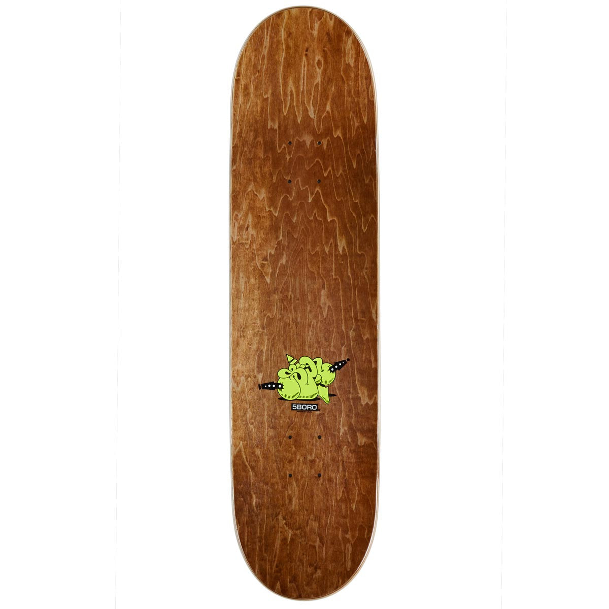 5Boro x SP-One Bubble Skateboard Complete - Natural Veneer - 8.25