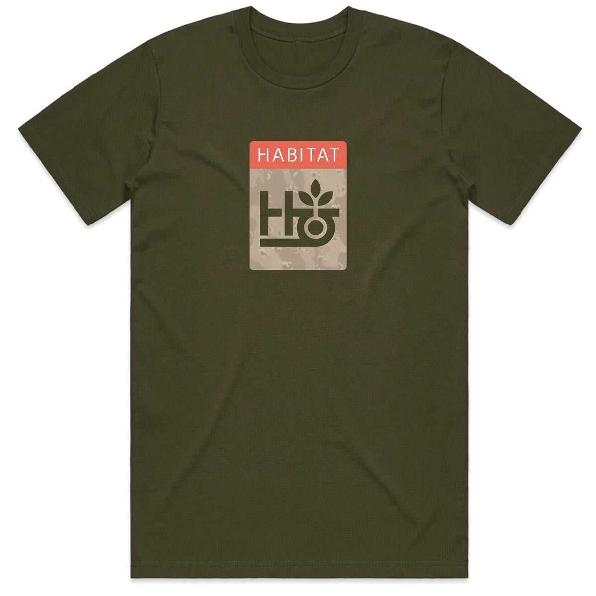 Habitat Dakar T-Shirt - Army image 1