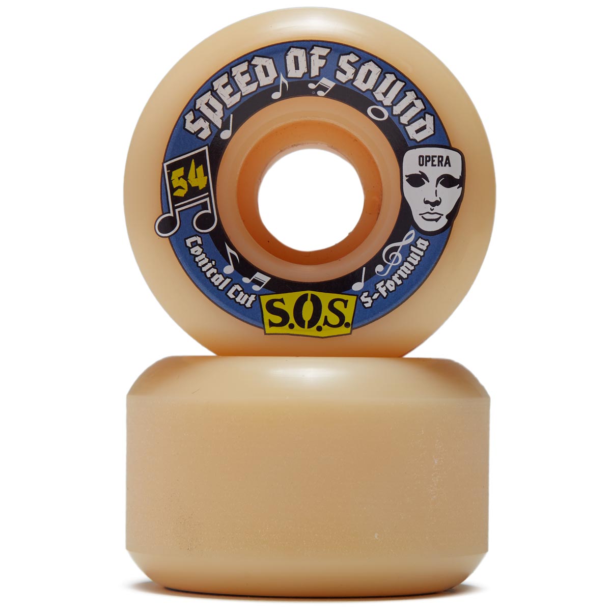 Opera SOS Mezzo Hardline Conical 99a Skateboard Wheels - 54mm image 2