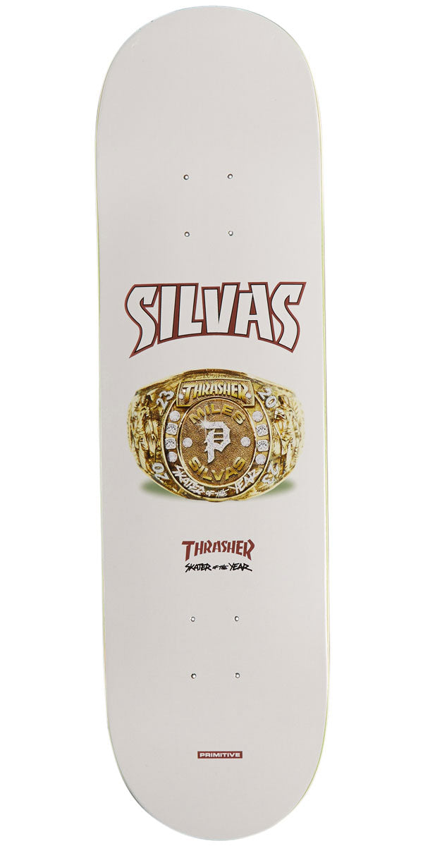 Primitive Silvas SOTY Skateboard Deck - White - 8.50