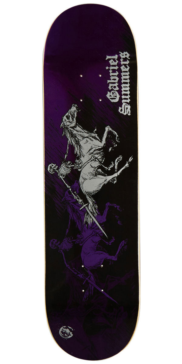Zero Summers Pale Horse Skateboard Deck - Purple Foil - 8.25