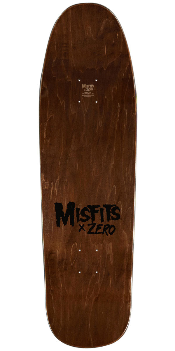 Zero x Misfits Collage Skateboard Deck - Gold - 9.25