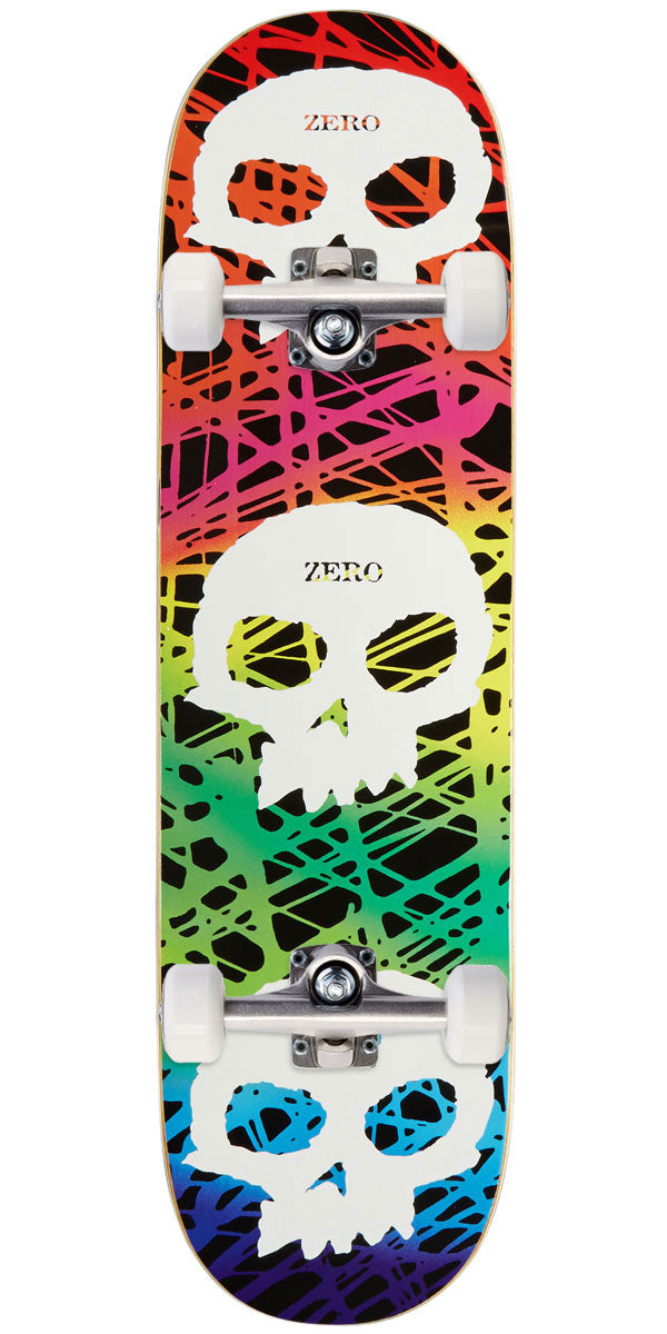 Zero 3 Skull Color Skateboard Complete - 8.50