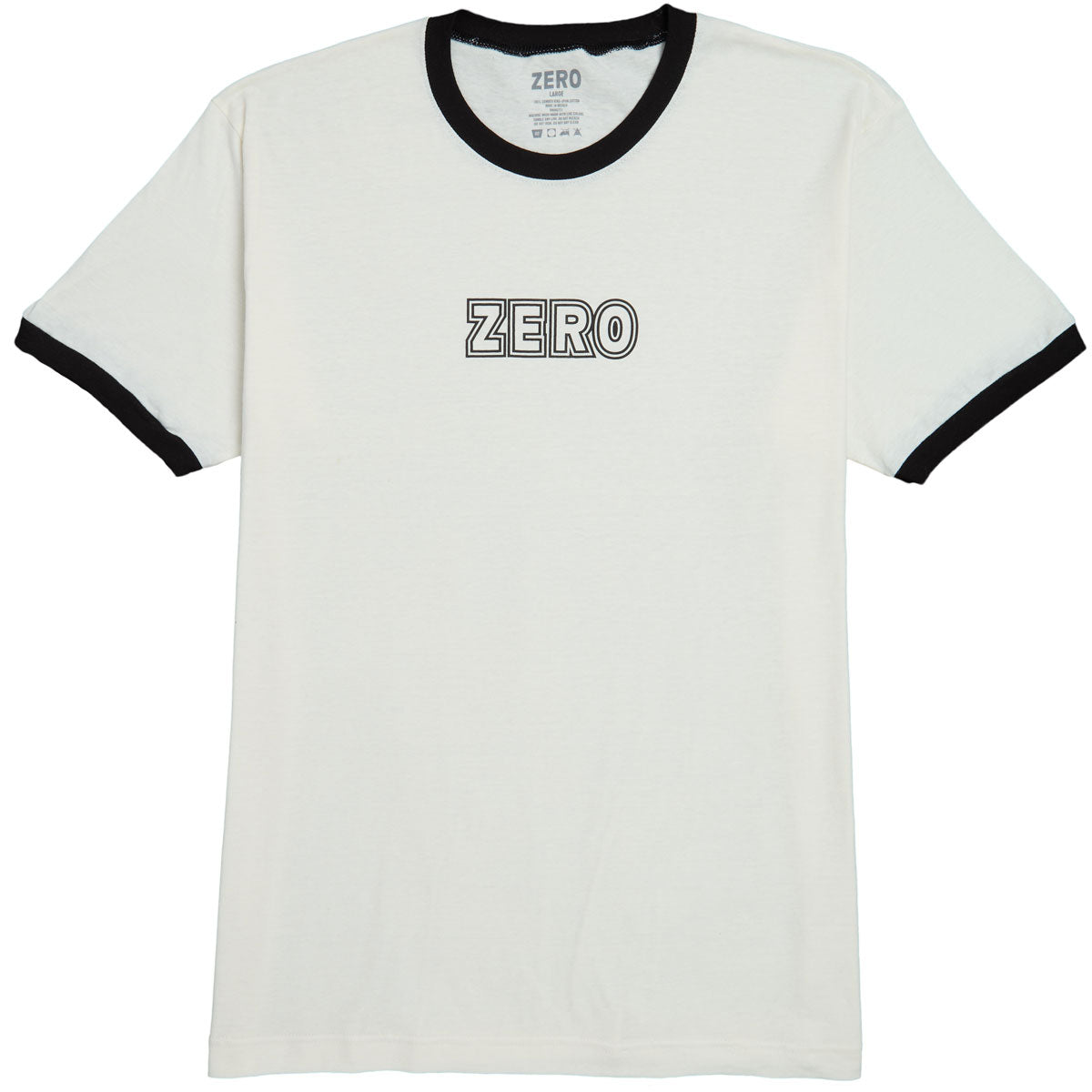Zero Bold Ringer T-Shirt - Natural image 1