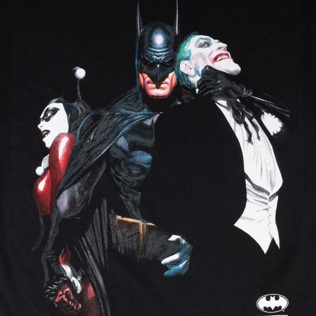 Welcome x Batman Harley And Joker T-Shirt - Black image 2