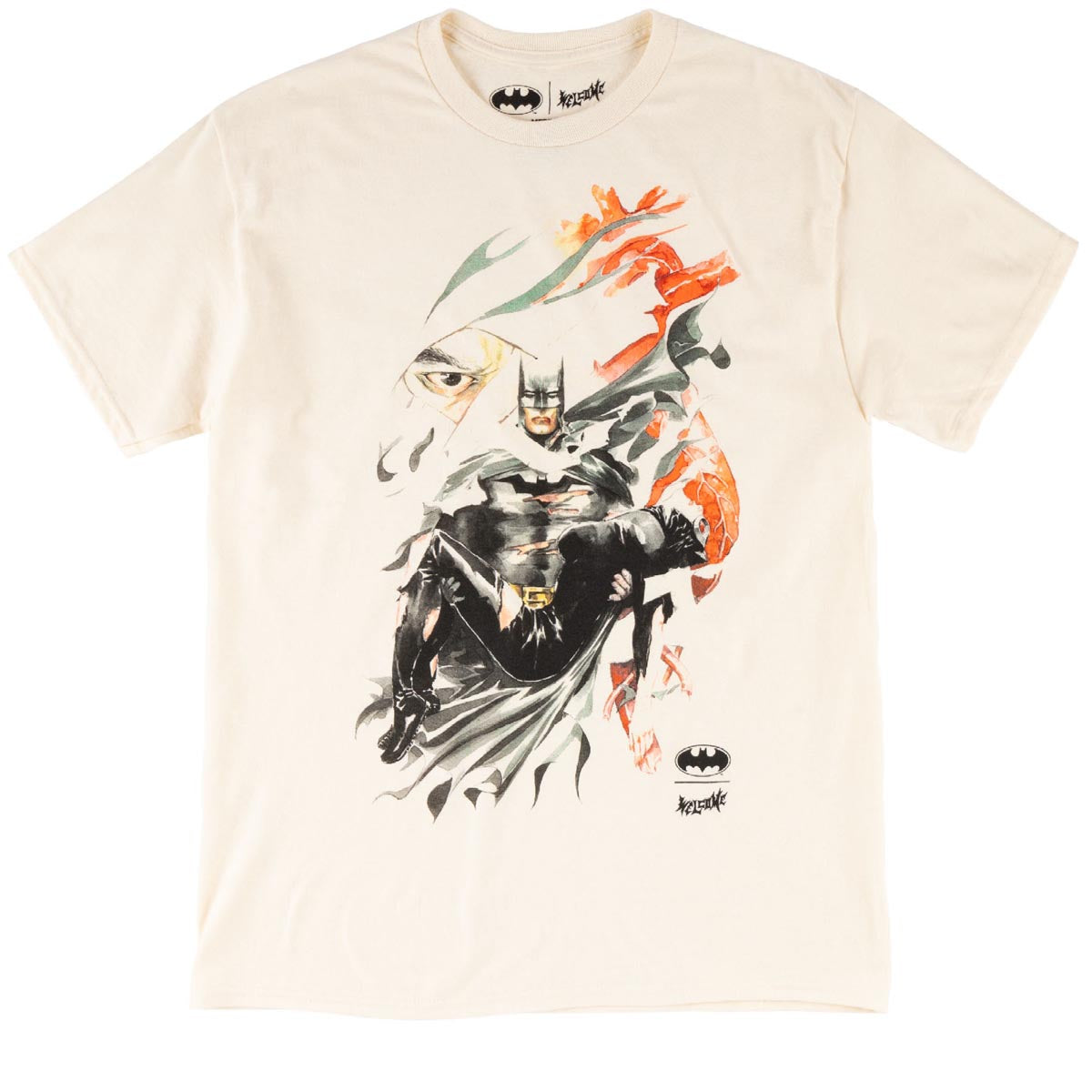 Welcome x Batman Heart Of Hush T-Shirt - Bone image 1