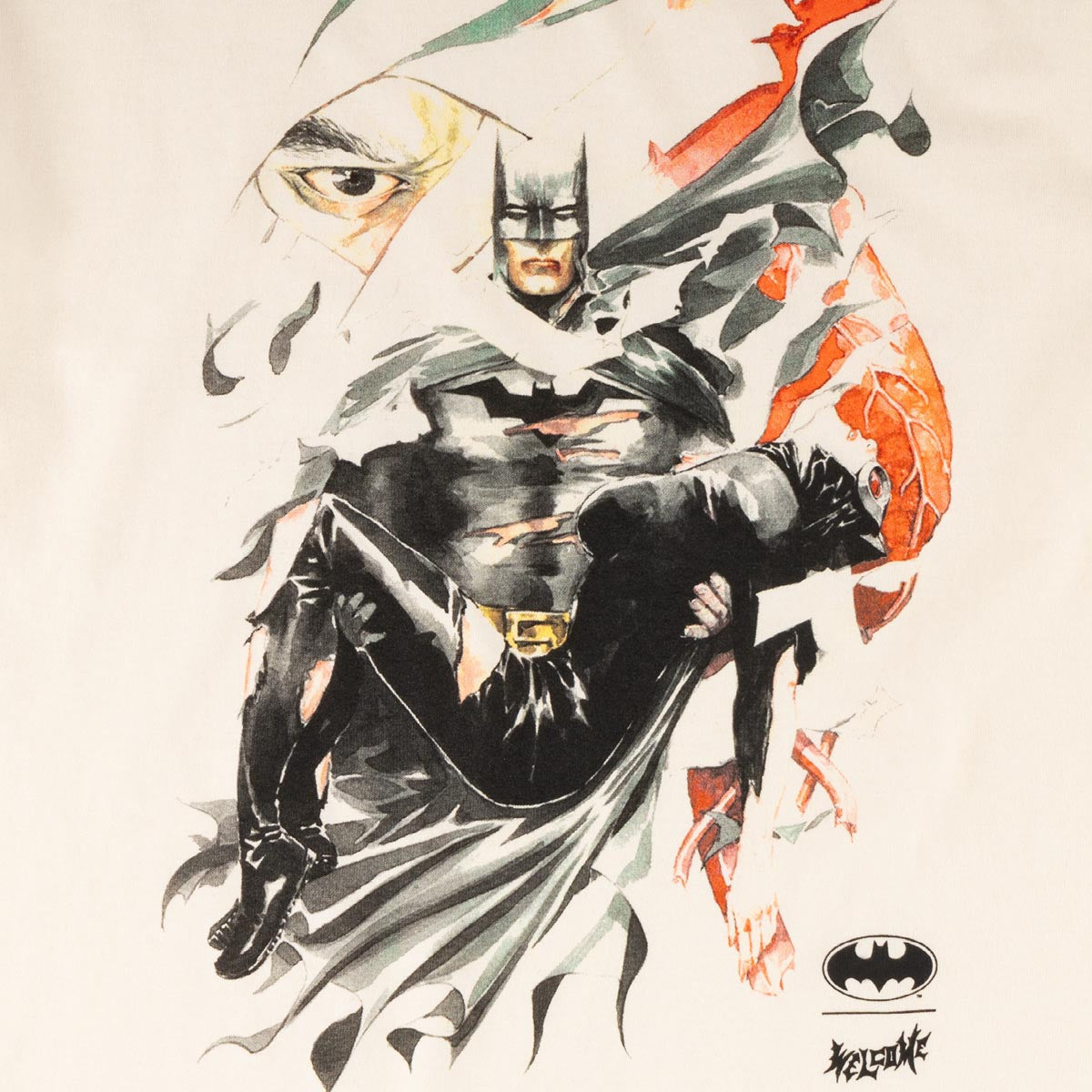 Welcome x Batman Heart Of Hush T-Shirt - Bone image 2