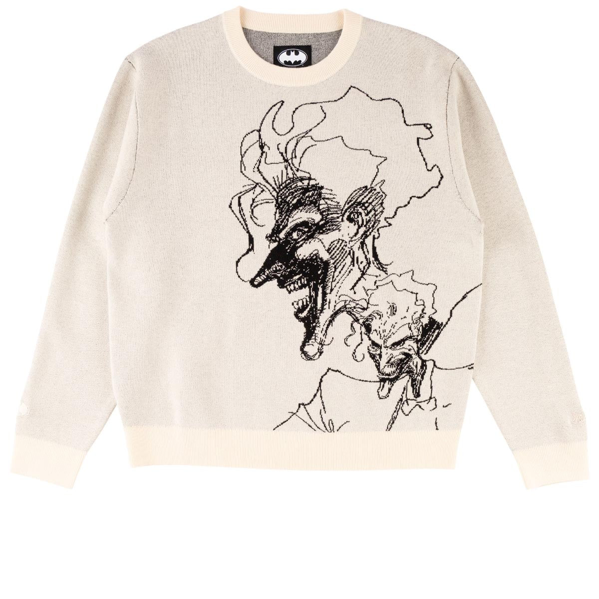 Welcome x Batman Joker Knit Sweater - Bone image 1