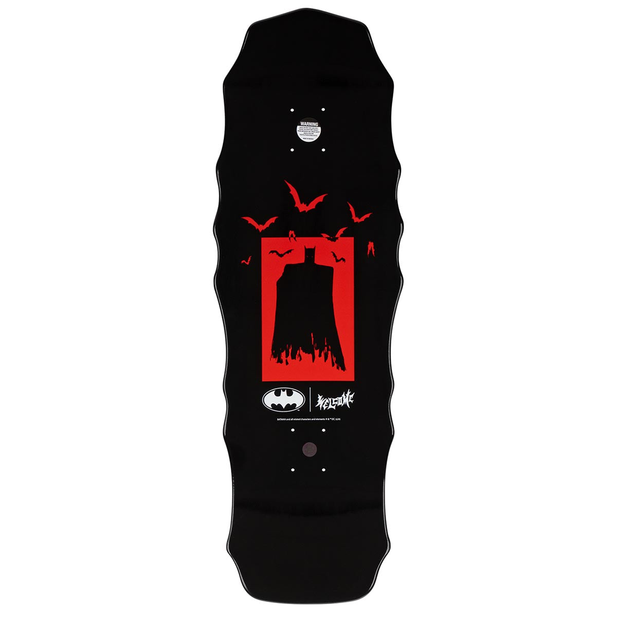 Welcome x Batman Bane On Widow Skateboard Deck - Black Dip - 10.00