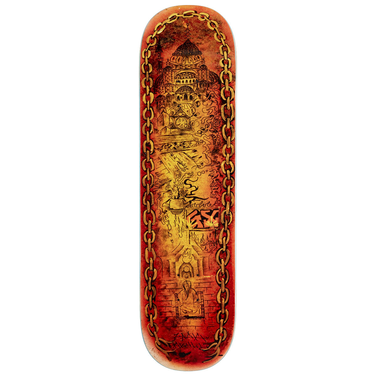 GX1000 Embers Krull Skateboard Deck - 8.25