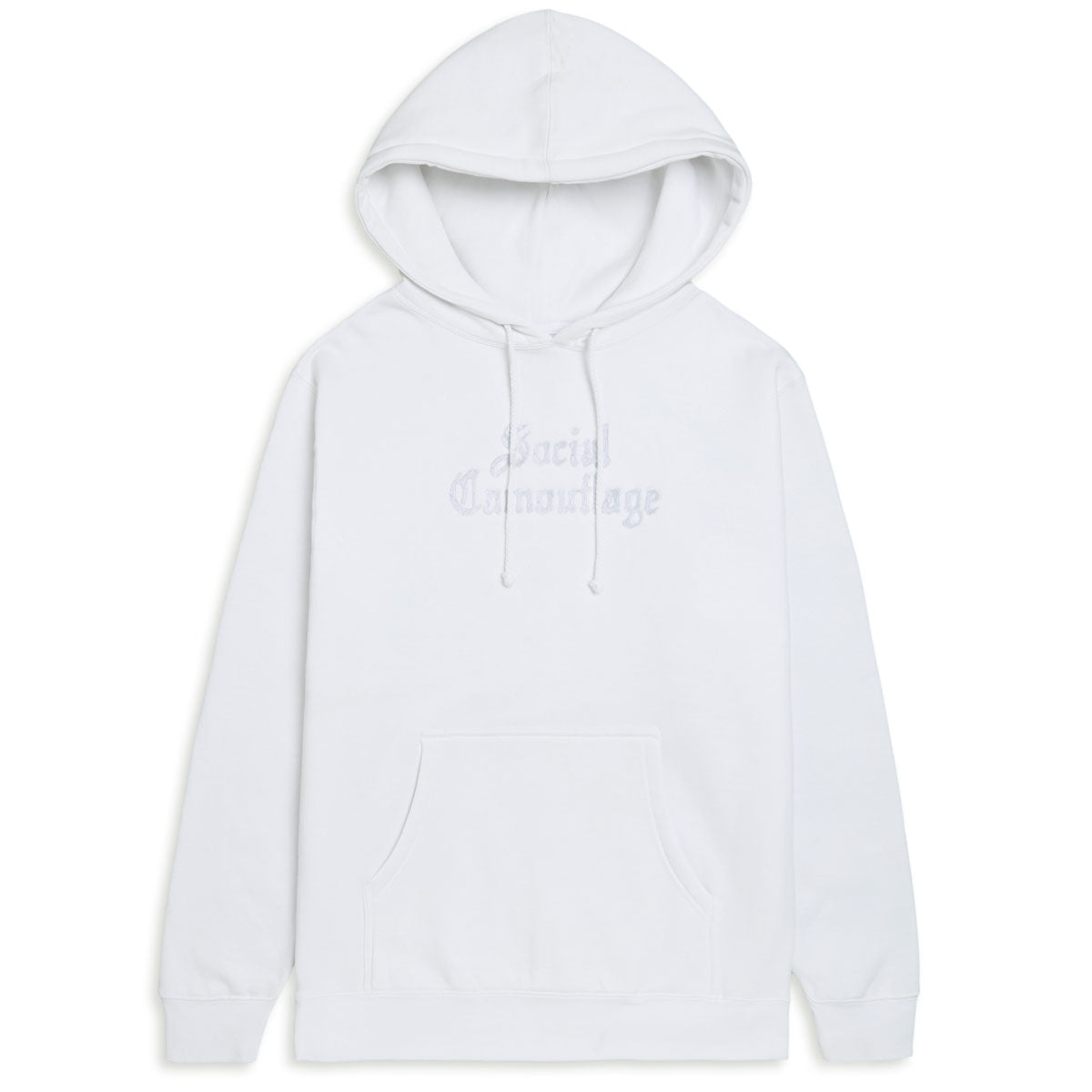 CCS Social Camouflage Embroidered Hoodie - White image 1