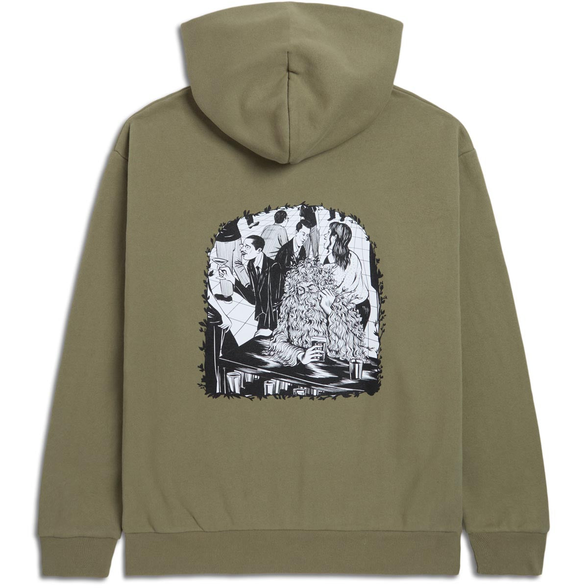 CCS Social Camouflage Bar Hoodie - Olive image 1