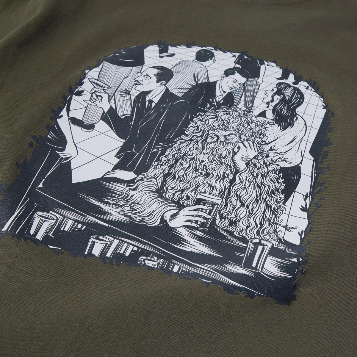 CCS Social Camouflage Bar T-Shirt - Olive image 4